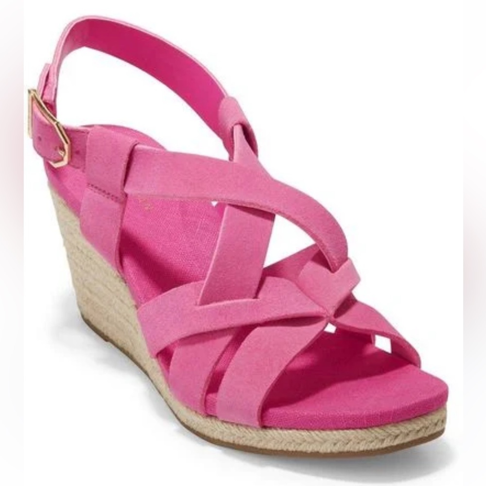 Cole Haan Strappy wedge sandal size 7.5